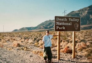 Matt Strathern travel blog, Death Valley 1990's