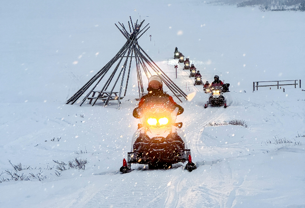 Snow mobile Norway