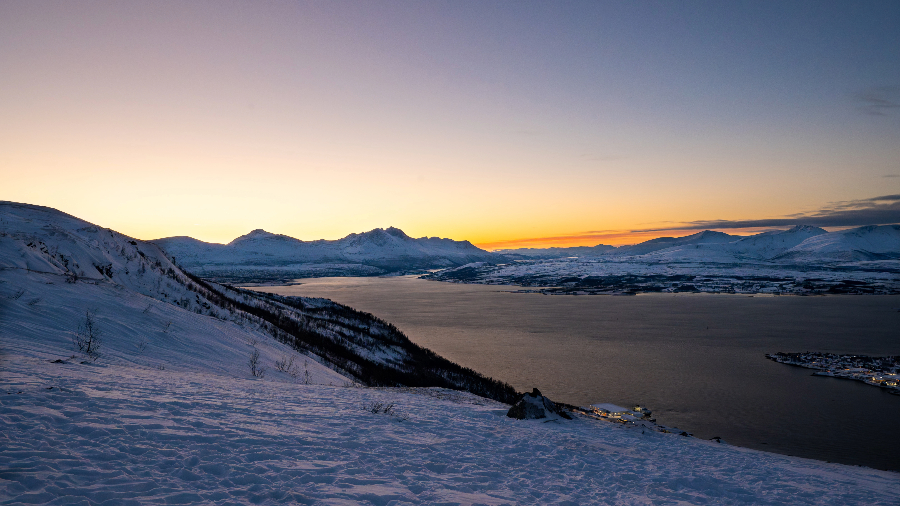 Tromso winter twighlight